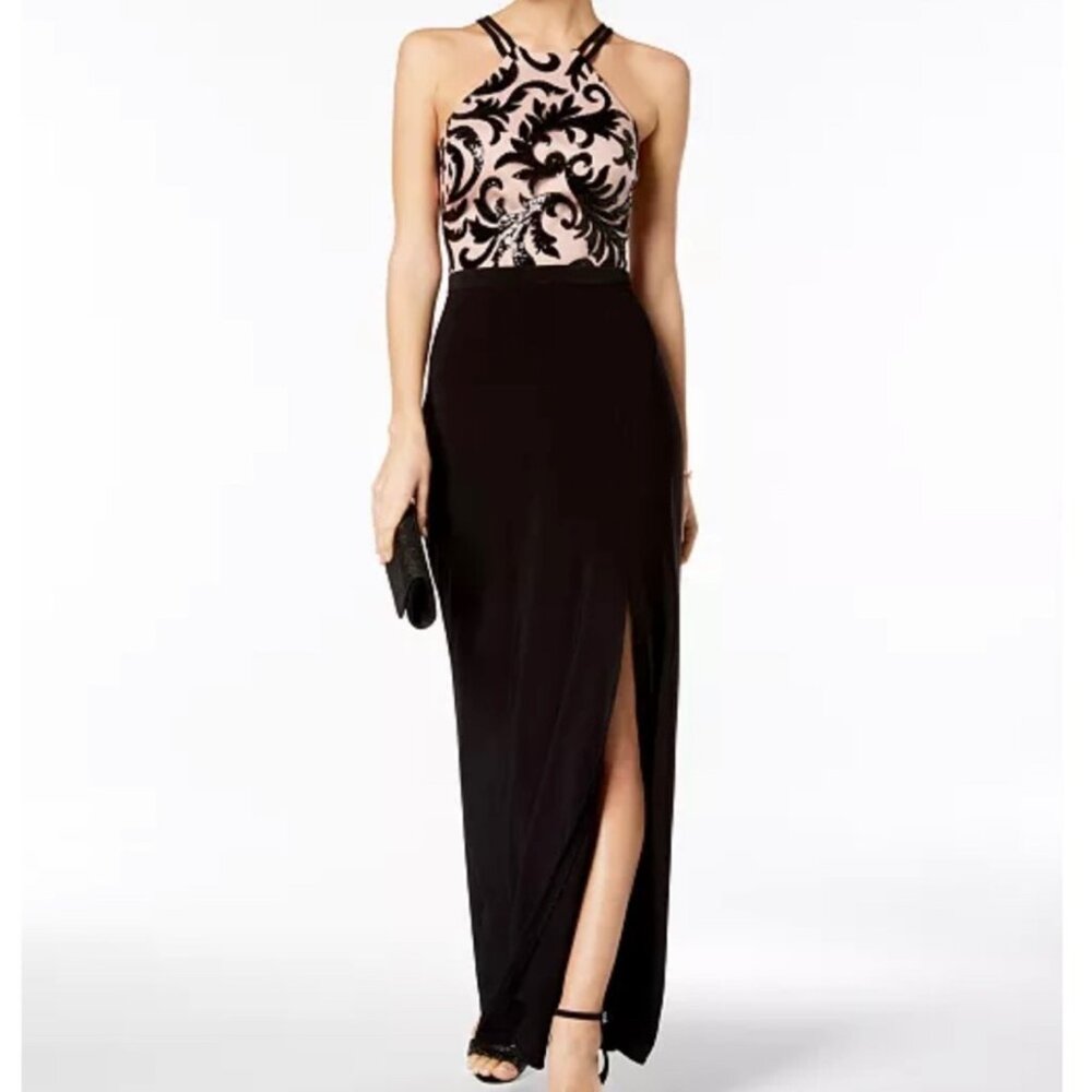 NW NightWay | Black Sequin Formal Gown